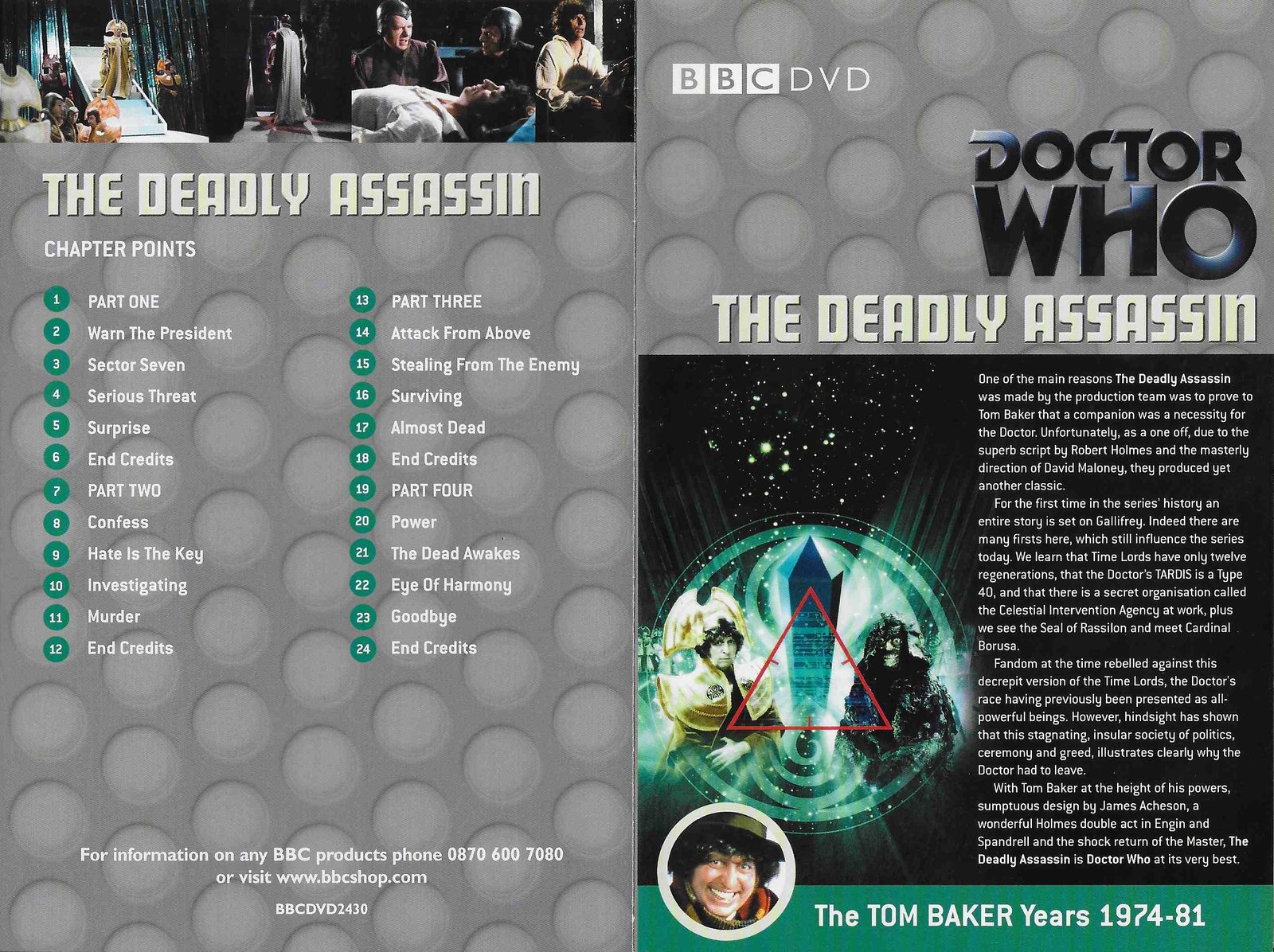 Inserts from BBCDVD 2430